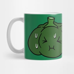 Nervous Green Bell Pepper Mug